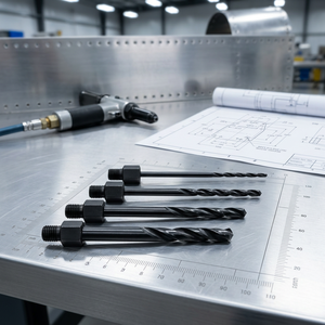 NAS standard <b>tooling</b> manufacturer NAS965 tungsten carbide NAS <b>thread</b> shank drill bit - Product Image 2