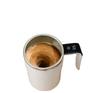 Misurazione intelligente della temperatura magnetica automatica di miscelazione tazza di caffè fitness proteina shaker sensore tattile autoagitazione tazza