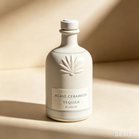Bouteille en céramique personnalisée TONFO pour tequila, bouteille décorative en céramique pour spiritueux, emballage pour spiritueux