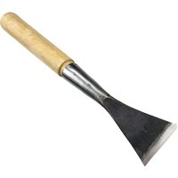Ciseau plat de 3 mm pour la sculpture sur bois, 45 #   Acier, manche en bois de santal jaune, affûté