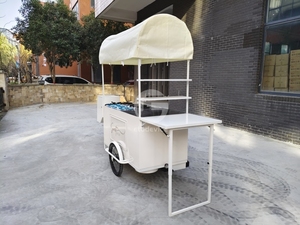 Carrito de Comida Móvil, Bicicleta para Café, Triciclo Personalizado para Venta de Comida Callejera, Helados y Postres - Product Image 2
