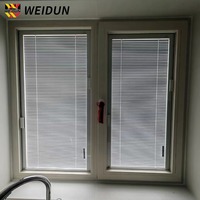 Ventanas Plegables de Aleación de Aluminio de Alta Calidad con Persianas Integradas, Colores Personalizables, Vidrio Triple Aislante, Insonorizadas para Dormitorio