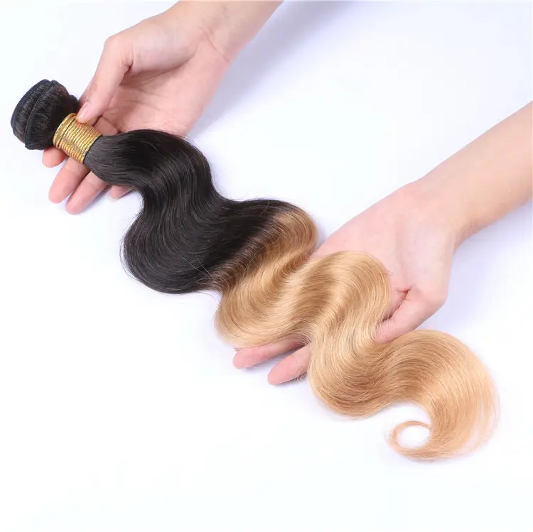 3 Tone Ombre Braiding Hair Wholesale Brazilian Human Hair Extension Cuticle Aligned Virgin Hair Accept Paypal
