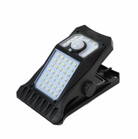 Lampe LED solaire étanche IP65, à clipser, avec détecteur de mouvement, télécommandée, pour cour résidentielle, style minimaliste moderne