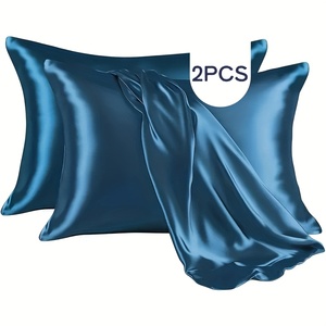 2 taies d'<span class=keywords><strong>oreiller</strong></span> en satin, douces et soyeuses, respectueuses de la peau, pour les cheveux et la peau - Product Image 6