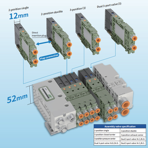 Nuevo Terminal de Válvulas Compacto Serie X, Diseño Multipuerto Tipo Junta con Profinet/EtherCAT, Cableado y Tuberías de Ahorro Energético - Product Image 4