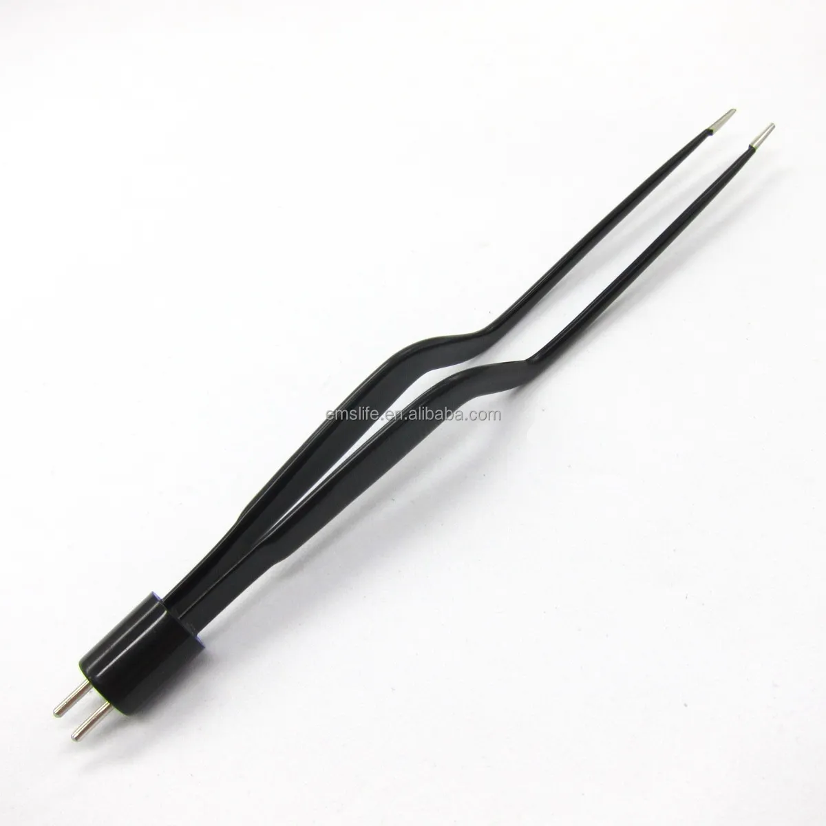 Pincettes bipolarisées antiadhésives revêtues en Nylon, noir, pincettes d'électrostimulation avec crayon à électrode
