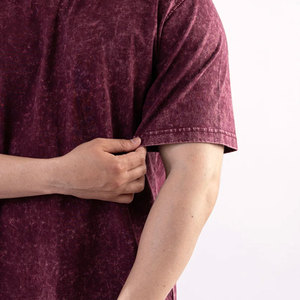 T-shirt en coton uni pour homme, taille adulte, de haute qualité, personnalisé, doux, léger, logo personnalisé, respirant, séchage rapide, écologique - Product Image 3