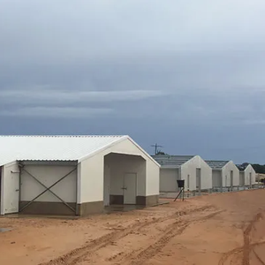 Chi phí thấp hiện đại Thiết kế kết cấu thép tiền chế thương mại đổ cho xây dựng nhà xưởng trang trại - Product Image 2