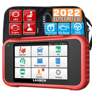 X431 lansmanı CRP123E V2.0 araç tarayıcı OBD OBDII motor ABS hava yastığı SRS iletim otomotiv tanılama aracı