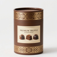 Tube Cylindrique en Papier Kraft de Qualité Alimentaire pour Noix et Poudre de Cacao, Logo Personnalisé, Doublure PE, Vente en Gros, OEM, Biodégradable, Direct Usine