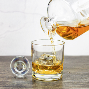 Logo personalizzato 1000ml Decanter per <span class=keywords><strong>whisky</strong></span> con tappo in vetro Decanter di grande capacità per uso domestico per alcol Wine Brandy - Product Image 5
