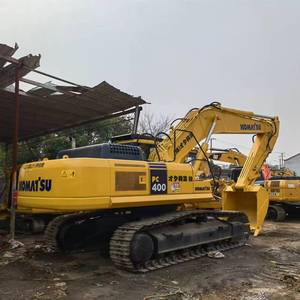 Excavadora de cadenas usada Komatsu PC400-7 400-8 de 40 toneladas, fabricada en Japón, con motor y caja de cambios, maquinaria para movimiento de tierras. - Product Image 6