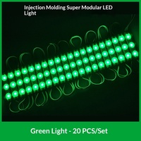 Module LED Super Lumineux pour Lettres, 3 Lumières, Moulage par Injection, Étanche IP68, DC 12V, Boîte Lumineuse pour Enseigne Publicitaire de Magasin