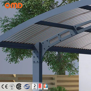 <span class=keywords><strong>Tettoia</strong></span> a <span class=keywords><strong>Sbalzo</strong></span> in Alluminio per Esterni con Copertura in Policarbonato per Parcheggio Auto Pensilina Impermeabile - Product Image 3