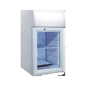 Table de comptoir pour boisson, réfrigérateur avec porte simple en verre, de 24 pouces, SC21B 21L