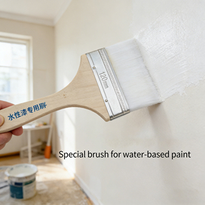Pinceau en soie à base d'eau, pinceau en laine spécialement conçu pour la peinture à base d'eau, pinceau en laine à base d'eau pour le dépoussiérage électronique, pinceau de cuisson - Product Image 4
