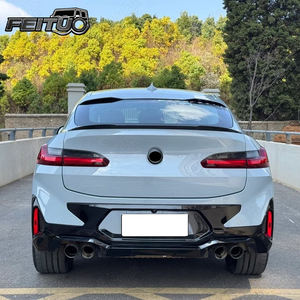 Kit carrosserie FeiTuo pour BMW X4 G02 2022+ Mise à niveau vers le style X4M Pièces automobiles M40dX M40iX Pare-chocs de voiture Jupes latérales Passage de roue - Product Image 4