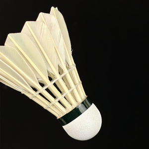 DunRun <span class=keywords><strong>DR</strong></span>-11 Yüksek Kaliteli İyi Uçuş Özellikli Ağartılmış Kaz Tüyü Badminton Topu Üreticisi Çin'de Fabrika Fiyatı - Product Image 6
