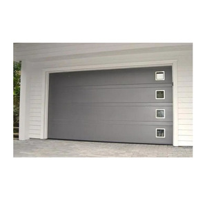 Portes sectionnelles automatiques isolées en mousse de PU Portes de garage à panneau sandwich en acier Vente à chaud en usine - Product Image 1