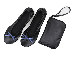 Scarpe basse pieghevoli da donna Rolly Flats - Ballerine portatili con custodia e borsa espandibile per il tallone - Product Image 3