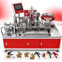 Machine de fabrication d'équipements de lutte contre l'incendie avec module d'assemblage de vannes et serrage contrôlé par PLC