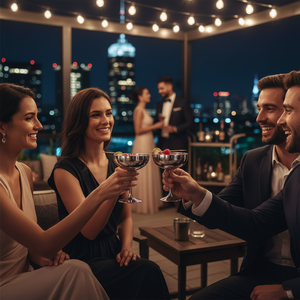 Elegante Juego de Vasos de Cóctel en Caja de Regalo, de Acero Inoxidable con Doble Pared Aislada, para Vino, Martini, Uso en Bar - Product Image 3