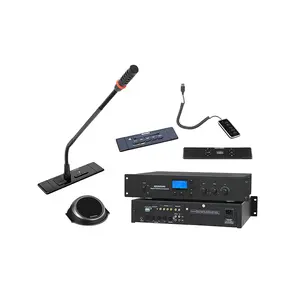 Audio Conference System Conference Room Solution Meeting Equipment Digital Embedded Microphone For Conference Equipment Room