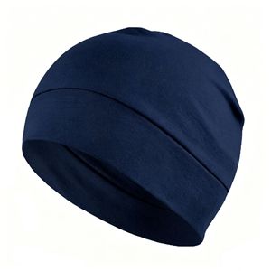 Soft Cotton <strong>Beanie</strong> <strong>Hat</strong> Unisex Stretch Skull Cap Lightweight Solid Color Turban Head Wrap for Men <strong>Women</strong> Sport Daily Wear Bulk <strong>Hat</strong> - Product Image 4