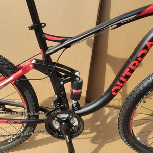 Bicicleta de Montaña de 26 Pulgadas, 275 Soft Tail, para Adultos, con Velocidades Variables, Frenos de Disco Dobles, Cuadro de Acero al Carbono, para Estudiantes, Carreras, Alta Carga, ZD015 Sof - Product Image 2