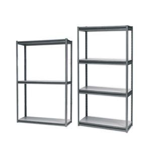 Estanterías de Almacenamiento de Hierro/Acero Ajustables de 3 Niveles, Duraderas, Multinivel, con Protección Anticorrosión, Unidad de Estanterías Apilables para Uso Industrial y Doméstico - Product Image 5