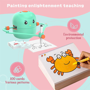 Robot Dessinateur Automatique Layout Anglais Technologie pour Enfants Machine d'Apprentissage Peinture Automatique Jouet Intelligent Cadeau - Product Image 5