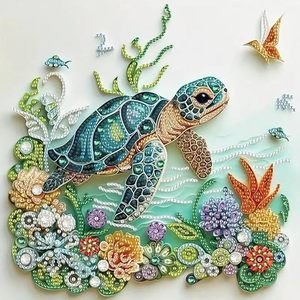 <span class=keywords><strong>Tortue</strong></span> <span class=keywords><strong>de</strong></span> <span class=keywords><strong>mer</strong></span> 5D diamant <span class=keywords><strong>peinture</strong></span> Kit complet rond bricolage, océan Animal diamant Art <span class=keywords><strong>peinture</strong></span> pour décoration murale et Art à la maison - Product Image 1