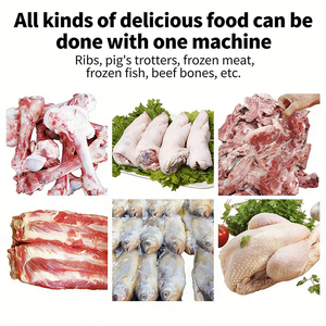 Sierra para huesos de seguridad para cafeterías escolares con mango protector, interruptor de seguridad y protección para jóvenes trabajadores - Product Image 4