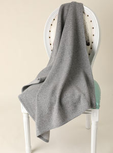 लक्जरी नरम त्वचा के अनुकूल 1000% शुद्ध कश्मीरी बच्चे कंबल कस्टम बुना हुआ नवजात शिशु बिस्तर सोफा फेंक दिया - Product Image 3