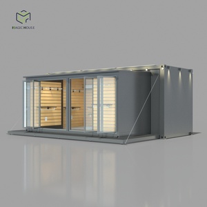 Container Espandibile da 20 Piedi per Negozio Mobile Rustico, <span class=keywords><strong>Casa</strong></span> Prefabbricata Portatile con Struttura in Acciaio per Negozi di Abbigliamento - Product Image 2