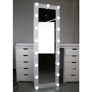 60cm 80cm 23.62" 31.5" LED Lights High Quality Reflection Frameless Silver Mirror Anti Frog Demist Round Bathroom Mirror