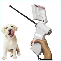Pistolet pare-balles portatif, produit en velours noir, pistolet d'inmasturbation artificielle avec ia pour chiens