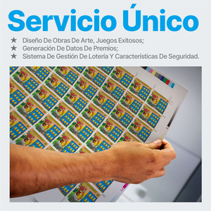 Tarjetas Rasca y Gana Personalizadas y Libro con Tapa Dura y Cartón Dúplex - Papel <span class=keywords><strong>de</strong></span> Seguridad Personalizable para Boletos <span class=keywords><strong>de</strong></span> Lotería - Product Image 4