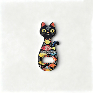 Décapsuleur personnalisable Kusadasi Séville Djerba, aimant <span class=keywords><strong>de</strong></span> réfrigérateur, cadeau souvenir pour touristes, motif chat, main <span class=keywords><strong>de</strong></span> Hamsa, Turquie, Espagne, Tunisie - Product Image 2