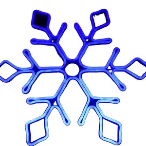 Fábrica al por mayor interior al aire libre decoración de Navidad luces 2D motivo LED copo de nieve Feliz Navidad motivo luces - Product Image 2