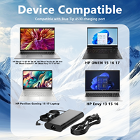Adaptador de Corriente para Portátil Compatible con HP TPN-CA03 815680-002 835888-001, 200W 4.5*3.0mm 19.5V 10.3A