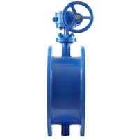 Actionneur électrique en fonte ductile Keystone, vanne papillon à bride, filetage 6 trous, structure de contrôle haute température pour l'eau