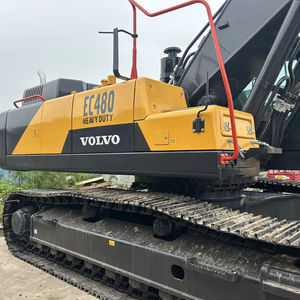 Excavadora sobre orugas hidráulica pesada bien mantenida VOLVO EC480 48 toneladas usada Volvo excavadora grande equipo de excavación de movimiento de tierras - Product Image 1