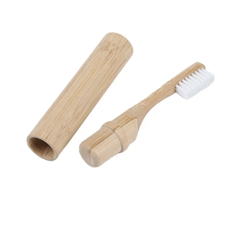 New Type Vegan 100% Ultra Soft Travel Biodegradable Unique Bamboo Toothbrush