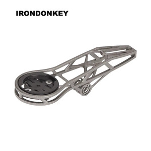 GUB Ti710 Support d'ordinateur pour vélo en alliage <span class=keywords><strong>de</strong></span> titane ultra-léger imprimé en 3D Caméra d'action Wahoo directe légère pour cyclisme sur <span class=keywords><strong>route</strong></span> - Product Image 5