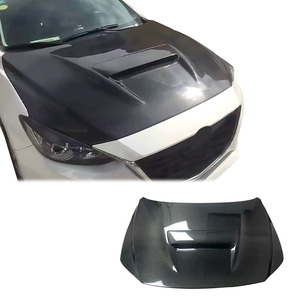 Cubierta de capó de <span class=keywords><strong>motor</strong></span> de fibra de carbono al por mayor de fábrica para Mazda 3 Axela para 2014-2019 cubierta de apertura hecha en China piezas de repuesto perfectas - Product Image 1