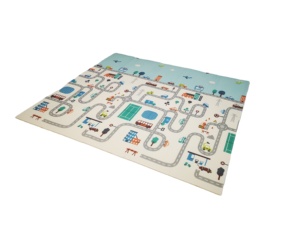 Tappetino da Gioco per Bambini in Schiuma XPE Pieghevole a Doppio Lato con Disegni Cartoon per Casa - Product Image 4