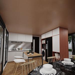 Casa Prefabbricata di Lusso 20ft/40ft, Tiny Home Modulare <span class=keywords><strong>in</strong></span> Acciaio, Cabina Stile Apple per Hotel o Villa, <span class=keywords><strong>Case</strong></span> Prefabbricate Zcamp <span class=keywords><strong>in</strong></span> <span class=keywords><strong>Vendita</strong></span> - Product Image 6