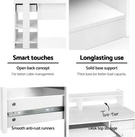 Longue étude Table d'ordinateur bureau réception avec mur arrière demi-rond bureau petit bureau Design moderne